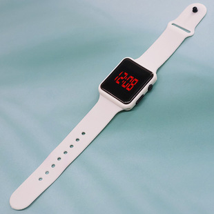 [button Model] 01 Square LED Watch Export Cross-border Marquee Digital Student Sports LED Digital Watch