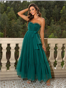High-end dress Сексуальная сетка юбка с шнуровкой французские романтические большие женские платья