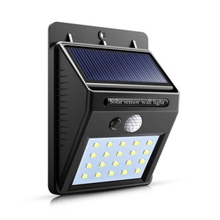 Солнечный перезаряжаемый настенный светильник 20LED индукционный настенный светильник для человеческого тела Открытый водонепроницаемый домашний сад садовый фонарь уличный фонарь
