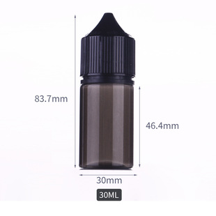 30ml прозрачная бутылка с дымом, бутылка для впрыска масла, бутылка с прозрачным смазочным маслом, бутылка с острым ртом, экструдированный пластиковый пигмент, бутылка для розлива