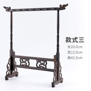 Factory wholesale chicken wing Wood 6 needle 12 hanging brush rack brush pen pen rack study Four Treasures pen hanging wholesale
