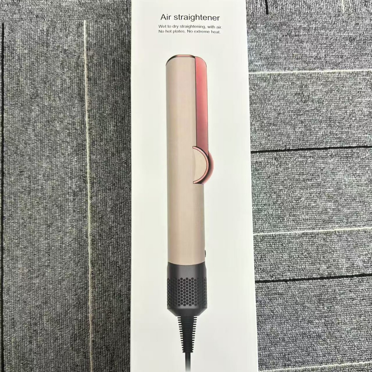 Hair Straightener Ht01 from a Certain Brand, Huaqiangbei Foreign Trade Cross-Border High-Speed Hair Dryer Straightening Standard Version with Color Box