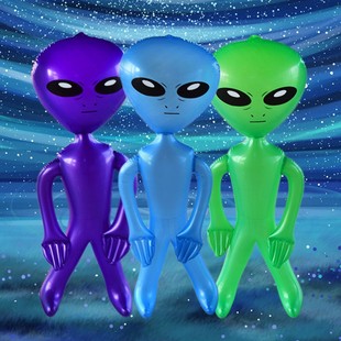 Pvc Inflatable Alien Halloween Bar Alien Doll Decoration Inflatable Toy Wholesale Processing and Customization