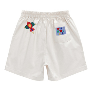 Spot miki children's clothing for boys and girls cartoon giraffe car embroidery shorts children's summer pants generation hair