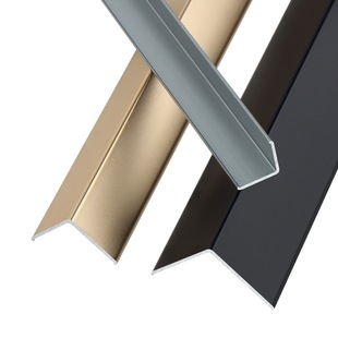 Titanium Aluminum Alloy Corner Thickening Protective Strip Corner Protective Strip Corner Self-adhesive Decorative Strip Living Room Corner Corner Corner Anti-collision Strip