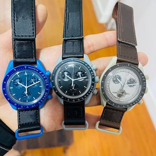 Cross-border Hot Selling Joint Watch Explosions Planet Series Real Six-pin Three-eye Quartz Watch European Joint Svo