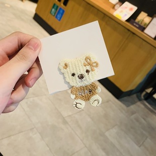 ins Internet Celebrity Cartoon Flower Cute Bear Hair Rope Hair Band Elastic Hair Ring Korean Style Girl Hair Accessories