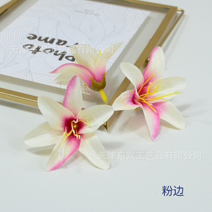 Artificial lily flower wholesale home decoration flower ethnic headdress making silk flower DIY flower box with flower