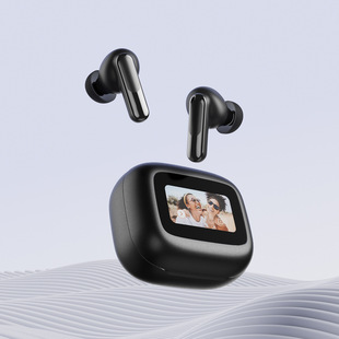 New Color Screen Headset with Screen Headset V20 Touch Screen Headset ANC Full Color Smart Screen Bluetooth Headset