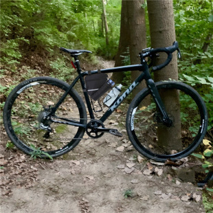 Mountain bike with reflective strip bicycle triangle bag tool kit bicycle down tube bag riding front beam bag riding bag