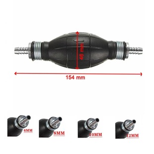 Automobile hand oil pump car boat hand pinch ball aluminum alloy one-way hand pump fuel rubber one-way hand oil pump check valve