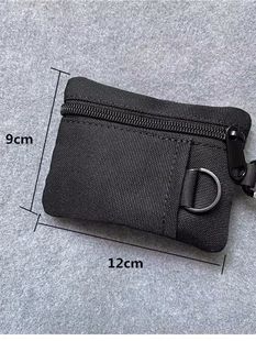 Original Japanese mini coin purse card holder small wallet zipper youth outdoor sports storage bag small hanging bag