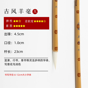 Popular Baiyun Brush Wolfhair and Calligraphy Beginners Traditional Chinese Painting Characters Practice Regular Script Set Study Four Treasures Water Writing Cloth