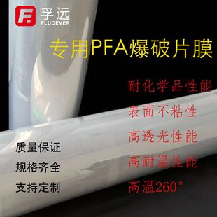 Fuyuan New Materials Special pfa Explosive Film Explosive Sheet pfa Corrosion-resistant Explosive Sheet