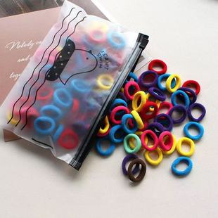 Chicken bag small size towel ring children's hair ring wholesale seamless rubber band does not hurt the hair rope girls hair