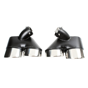 Suitable for Mercedes-Benz w211e240e260e280 modified four-outlet exhaust pipe tail throat stainless steel muffler decoration
