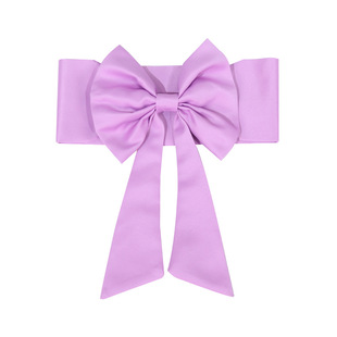 Thickened Satin Free Stretch Back Flower Hotel Banquet Chair Cover Bow Wedding Wedding Decoration New Style