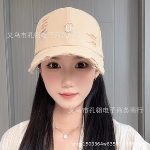 2024 New Summer Sunscreen Sun Hat Women Korean Sports Leisure All-match Baseball Cap Half Empty Top Cap
