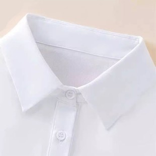 Shirt Fake Collar with Sweater Artifact All-match White Women's Polo Collar Vessel Style Pointed Distinctive Korean Style