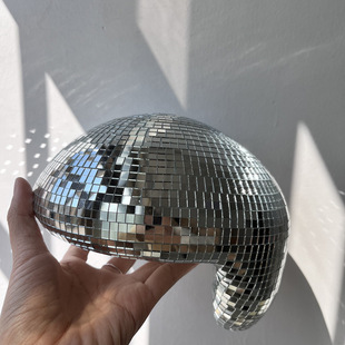 Трансграничные disco ball зеркальные светоплавленные шаровые пластыри стеклянные поделки в помещении