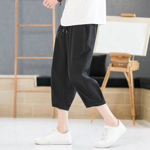Capri Pants Men's Summer Loose Large Size Casual Pants Men's Pants Men's Thin Seven-point Sports Pants Men's Shorts