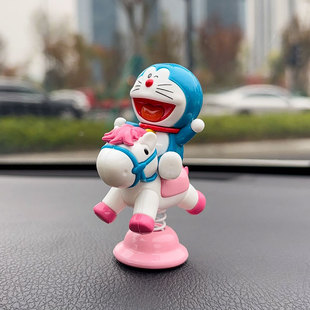 Genuine Doraemon Moe Time Series Car Ornaments Doraemon Rocking Music Blind Box Ornaments Trendy Play Handset