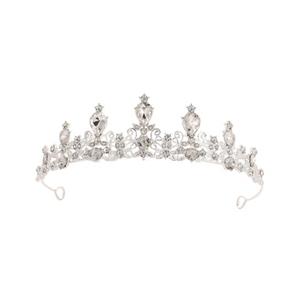 Wedding Wedding Bride Headwear Light Luxury Brilliant Crystal Crown Baroque Court Style Dress Accessories Hair Accessories Wholesale