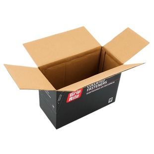 Source Manufacturer Black Carton Reinforced Corrugated Express Pressure-Resistant Hat Clothing Packaging Box Wholesale Small Carton Customization
