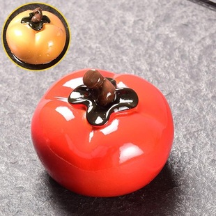 Color-changing Tea Pet Ornaments Boutique Can Raise Water Spray Golden Toad Pixiu Pig Lucky Cat Persimmon Tea Set Accessories Cabbage Table