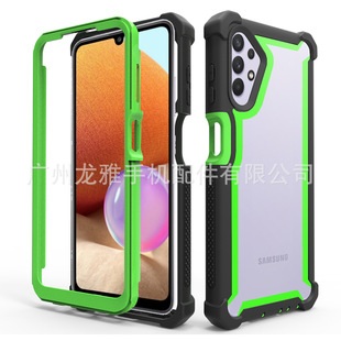 Transparent three-proof mobile phone case for Samsung A13 S22 acrylic space case all-inclusive mobile phone case factory spot