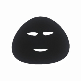 Factory wholesale black long charcoal bamboo charcoal fiber mask cloth adsorption cleaning skin long charcoal mask paper
