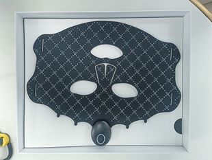 Аккумуляторная силиконовая маска для лица косметический инструмент для омоложения фотона для лица домашнего лица LED красный синий свет светодиодная маска для лица