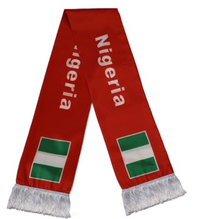 Nigeria Scarf Flag, Export Hot-selling Fan Cheering Support Peripherals, Various Event Scarf and Shawl