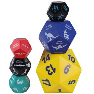 Special-shaped Polyhedral Sieve Children's Puzzle PU Foaming Polyhedral Dice PU20 Body Sponge Sieve Children's Toy