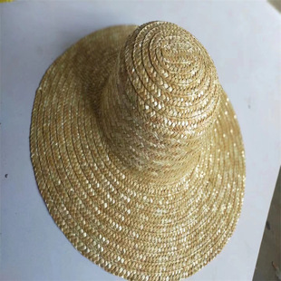 Summer Straw Sunscreen Agricultural Straw Hat Men's Fishing Hat Site Sunshade Hat Pastoral Decoration Children's Painting Straw Hat
