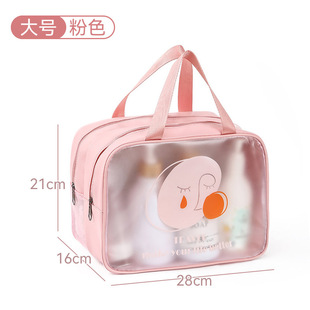Cosmetic Bag 2022 New ins Style Super Fire Waterproof Portable Women's Travel Large Capacity Toiletry Bag Storage Bag Box