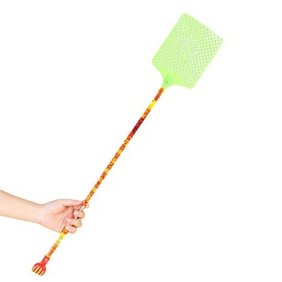 Big auspicious hand bamboo pole fly swatter don't ask for people fly trap fly swatter summer daily necessities two yuan store supply