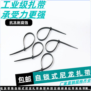 Nylon cable tie 3*4*5*8*100*150*200*250*300 cold-resistant cable tie factory foreign trade Wholesale