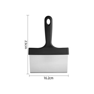 Factory in stock stainless steel cooking shovel steak shovel teppanyaki frying shovel thickened barbecue tools kitchen utensils cooking shovel