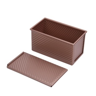 Toast Mold 450g Non-stick Bread Mold with Lid Household Baking Oven Baking Bread Non-stick Toast Box