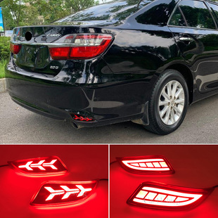 Подходит для Toyota Camry 15-17 задние бамперные фонари модифицированные стоп-сигналы задние фонари задние противотуманные фары Рулевое управление