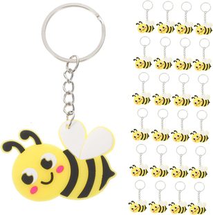 Cute BumbleBee Adult Bee Key Ring Set Party Favors Baby to Bee Baby Shower Birthday