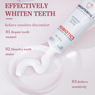 Cross-border in stock SP-6 probiotics whitening stain removing toothpaste fresh breath improving yellow tooth toothpaste 120ml