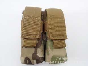 Тактическая MOLLE небольшого размера двойная сумка 9 мм двойная сумка спортивный жилет на открытом воздухе сумка для аксессуаров EDC маленькая сумка для фонарика