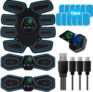 FDA 510K EMS мышцы живота стимулятор мышц ЖК-экран ABS Электрический пресс USB-зарядка