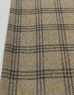 Woolen Wool in stock Wool Large Plaid Coat Clothing/Shoes Hats/Luggage Fabric Shaoxing Supply