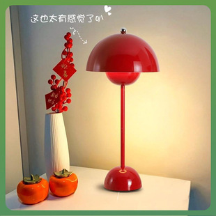 Cross-Border Popular Metal Mushroom Lamp, Ever-Burning Lamp, Modern Simple Bedside Lamp, Study Eye Protection Table Lamp, Atmosphere Lamp, Night Light