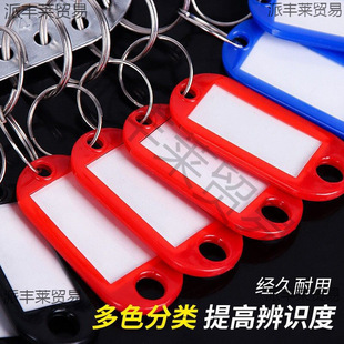 Key Plate Thickened Stainless Steel Marker Key Plate Key Storage Management Key Ring Ring