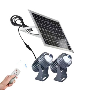 LED solar beam spotlight wall lamp landscape lamp peripheral lamp tree lamp Wall washer lamp zero electricity spotlight