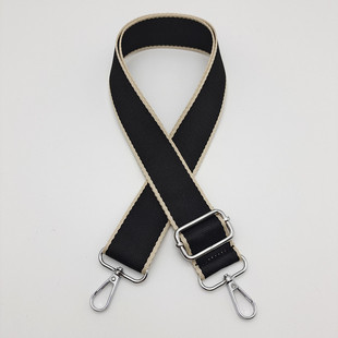 Wholesale striped bag strap single shoulder crossbody long shoulder strap women's bag shoulder strap adjustable length canvas bag strap single buy